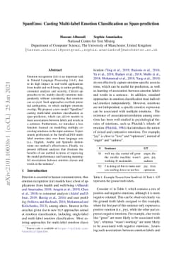 SpanEmo: Casting Multi-label Emotion Classification as Span-prediction