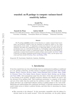 sensobol: an R package to compute variance-based sensitivity indices