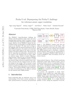 Proba-V-ref: Repurposing the Proba-V challenge for reference-aware super
  resolution