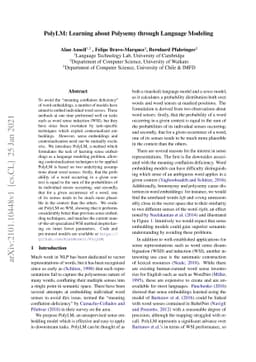 PolyLM: Learning about Polysemy through Language Modeling