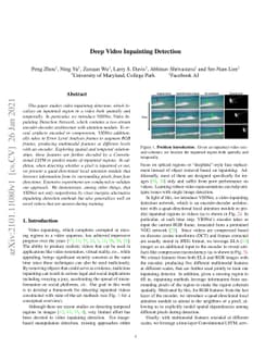 Deep Video Inpainting Detection