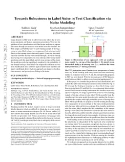 Towards Robustness to Label Noise in Text Classification via Noise
  Modeling