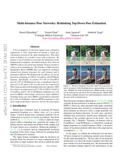 Multi-Instance Pose Networks: Rethinking Top-Down Pose Estimation