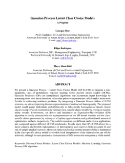 Gaussian Process Latent Class Choice Models
