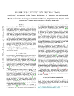 Reliable COVID-19 Detection Using Chest X-ray Images