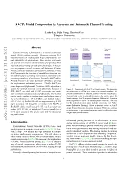 AACP: Model Compression by Accurate and Automatic Channel Pruning