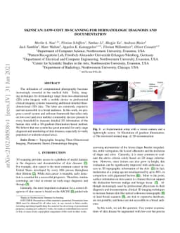 SkinScan: Low-Cost 3D-Scanning for Dermatologic Diagnosis and
  Documentation