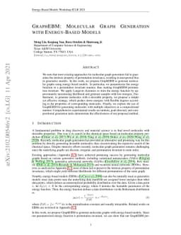 GraphEBM: Molecular Graph Generation with Energy-Based Models