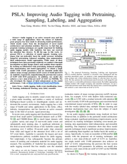 PSLA: Improving Audio Tagging with Pretraining, Sampling, Labeling, and
  Aggregation