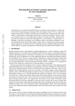 Detecting Bias in Transfer Learning Approaches for Text Classification