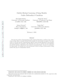 Outlier-Robust Learning of Ising Models Under Dobrushin's Condition
