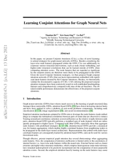 Learning Conjoint Attentions for Graph Neural Nets