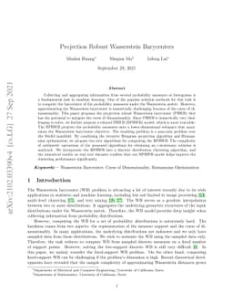 Projection Robust Wasserstein Barycenters
