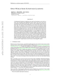 Open-World Semi-Supervised Learning