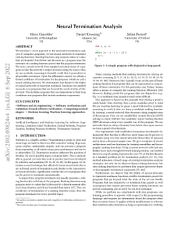 Neural Termination Analysis