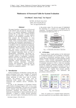 Multisource AI Scorecard Table for System Evaluation