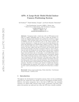 APS: A Large-Scale Multi-Modal Indoor Camera Positioning System
