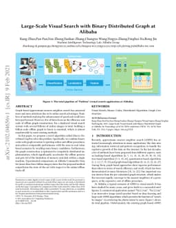 Large-Scale Visual Search with Binary Distributed Graph at Alibaba