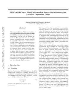 MISO-wiLDCosts: Multi Information Source Optimization with Location
  Dependent Costs