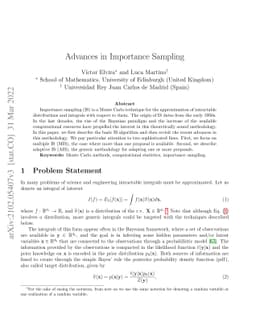 Advances in Importance Sampling