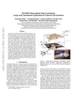 PLGRIM: Hierarchical Value Learning for Large-scale Exploration in
  Unknown Environments