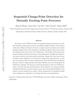 Sequential change-point detection for mutually exciting point processes
  over networks