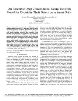 An Ensemble Deep Convolutional Neural Network Model for Electricity
  Theft Detection in Smart Grids