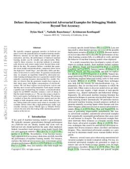 Defuse: Harnessing Unrestricted Adversarial Examples for Debugging
  Models Beyond Test Accuracy