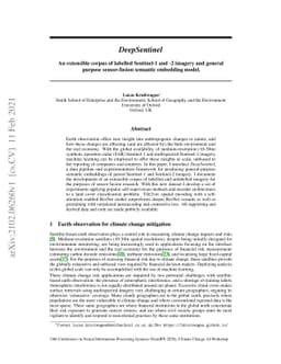 Towards DeepSentinel: An extensible corpus of labelled Sentinel-1 and -2
  imagery and a general-purpose sensor-fusion semantic embedding model