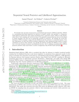 Sequential Neural Posterior and Likelihood Approximation