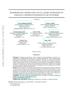 Do-calculus enables estimation of causal effects in partially observed
  biomolecular pathways