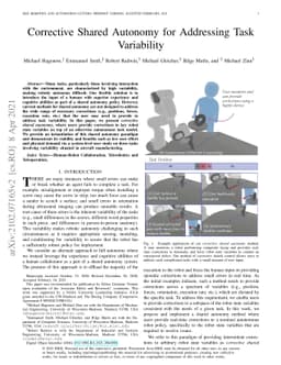 Corrective Shared Autonomy for Addressing Task Variability