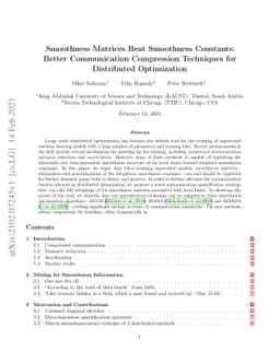 Smoothness Matrices Beat Smoothness Constants: Better Communication
  Compression Techniques for Distributed Optimization