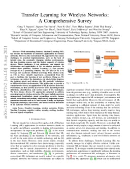 Transfer Learning for Future Wireless Networks: A Comprehensive Survey