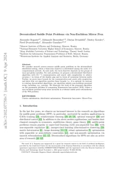 Decentralized Distributed Optimization for Saddle Point Problems