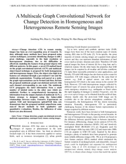 A Multiscale Graph Convolutional Network for Change Detection in
  Homogeneous and Heterogeneous Remote Sensing Images