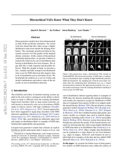 Hierarchical VAEs Know What They Don't Know