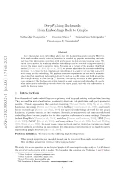 DeepWalking Backwards: From Embeddings Back to Graphs