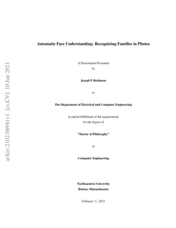 Automatic Face Understanding: Recognizing Families in Photos