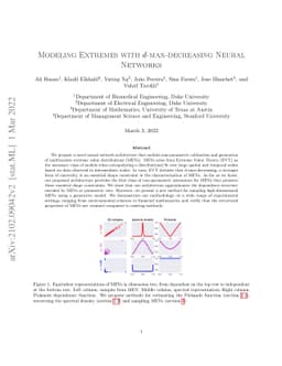 Modeling Extremes with d-max-decreasing Neural Networks