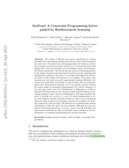 SeaPearl: A Constraint Programming Solver guided by Reinforcement
  Learning