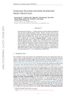 Unbiased Teacher for Semi-Supervised Object Detection
