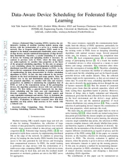 Data-Aware Device Scheduling for Federated Edge Learning