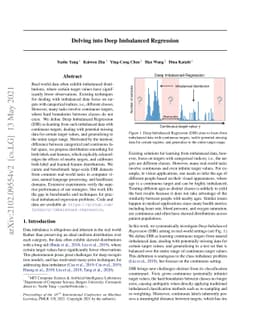 Delving into Deep Imbalanced Regression