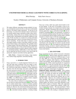 Unsupervised Medical Image Alignment with Curriculum Learning