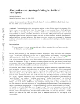 Abstraction and Analogy-Making in Artificial Intelligence
