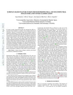 Subspace-Based Feature Fusion From Hyperspectral And Multispectral Image
  For Land Cover Classification
