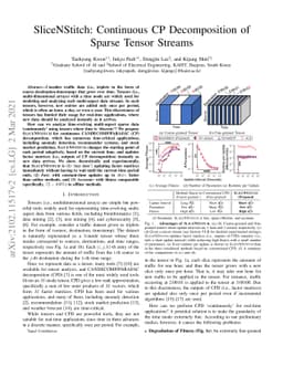 SliceNStitch: Continuous CP Decomposition of Sparse Tensor Streams