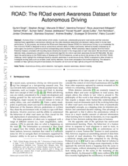 ROAD: The ROad event Awareness Dataset for Autonomous Driving