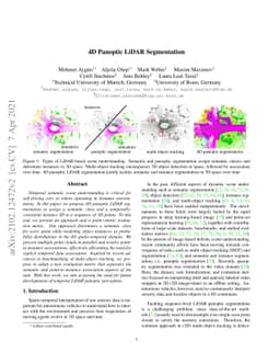 4D Panoptic LiDAR Segmentation
